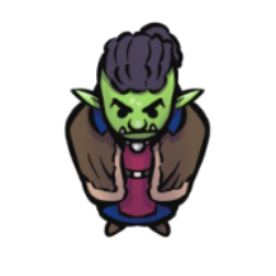 Orc Wizard 2 by David Rhodes